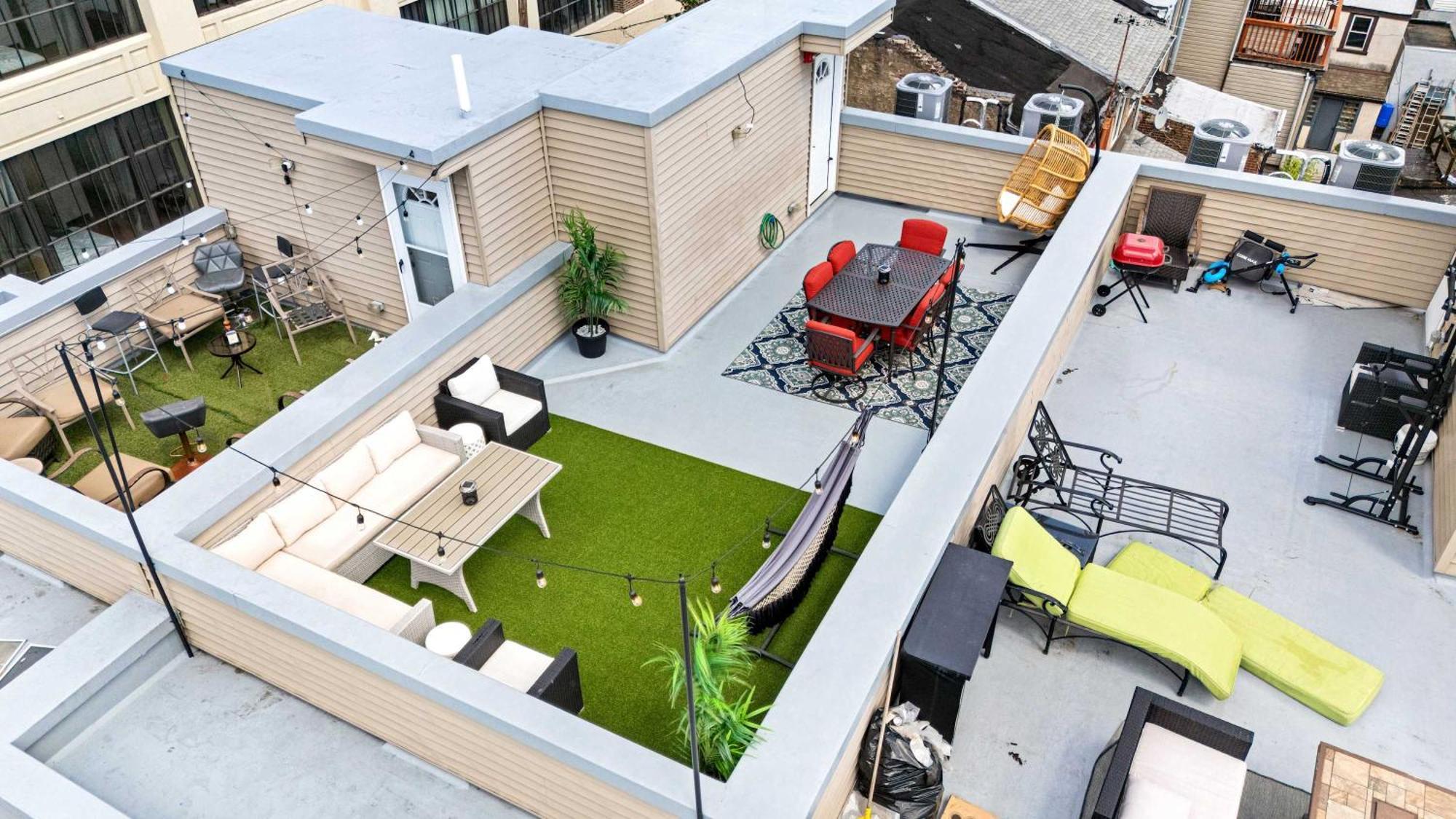 Brand New Dbl Unit Roofdeck Outdoor Patio Villa Philadelphia Buitenkant foto