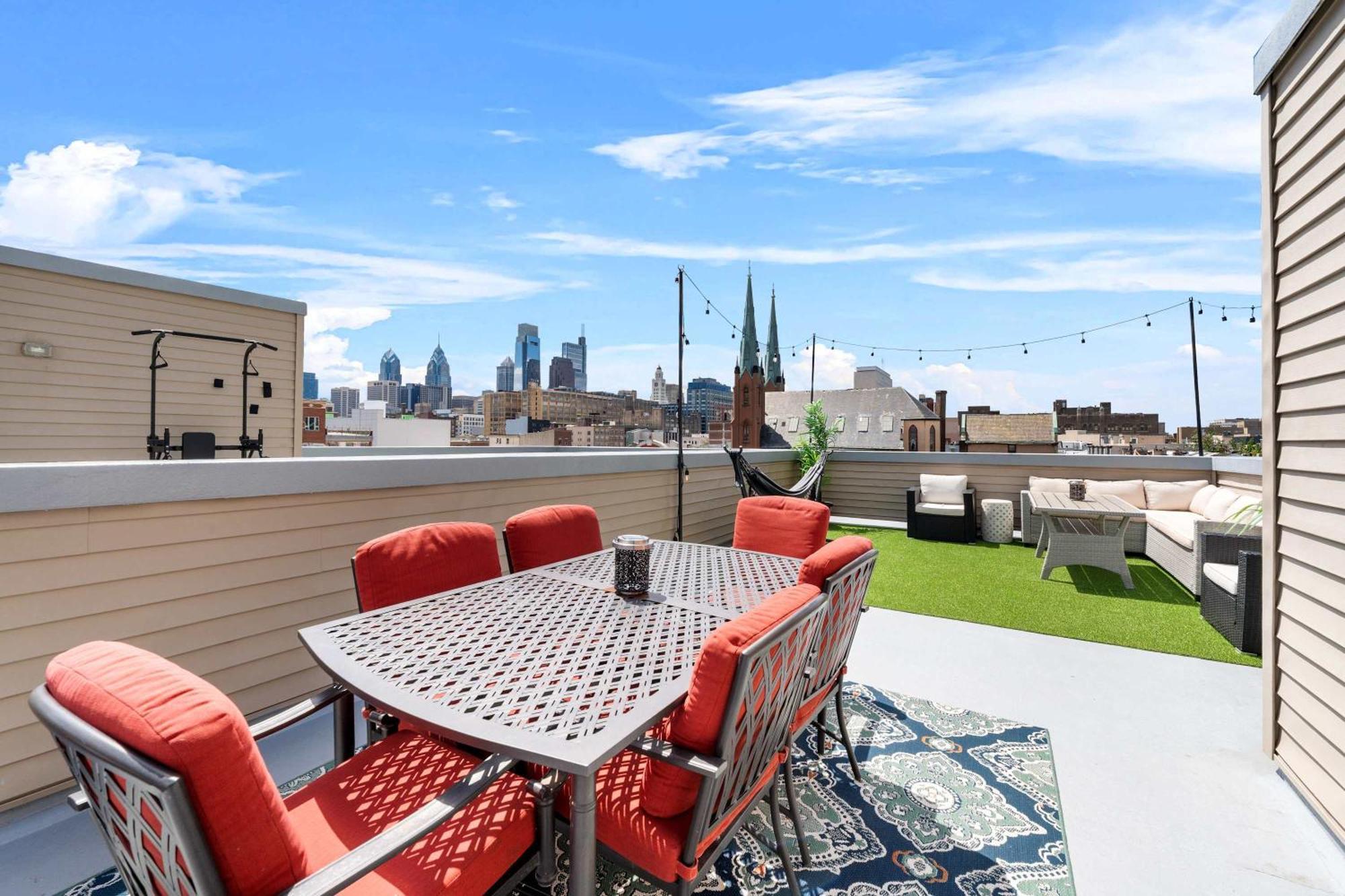 Brand New Dbl Unit Roofdeck Outdoor Patio Villa Philadelphia Buitenkant foto