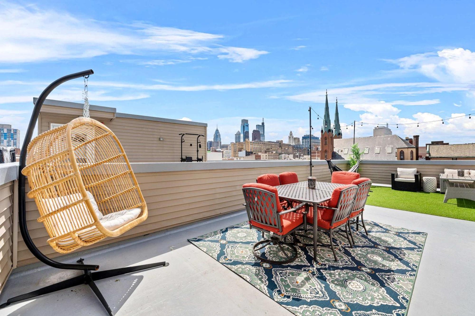 Brand New Dbl Unit Roofdeck Outdoor Patio Villa Philadelphia Buitenkant foto